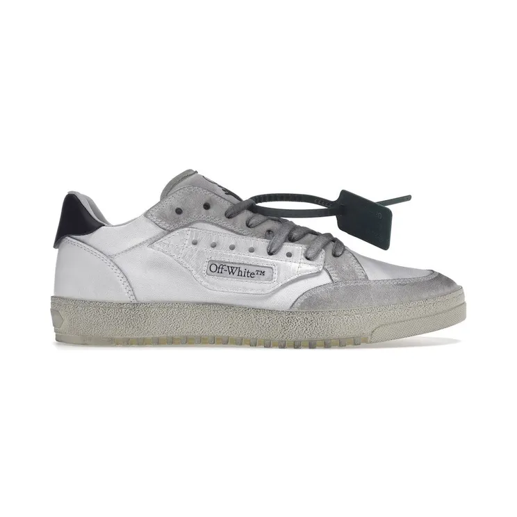 OFF-WHITE Vulcanized 5.0 Low Top Distressed White (OMIA227S22FAB0020110)