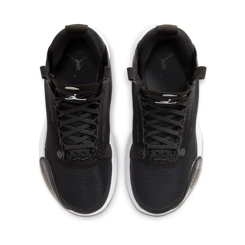 Jordan XXXIV Eclipse (GS) Black/Black-Metallic Silver (BQ3384-001)