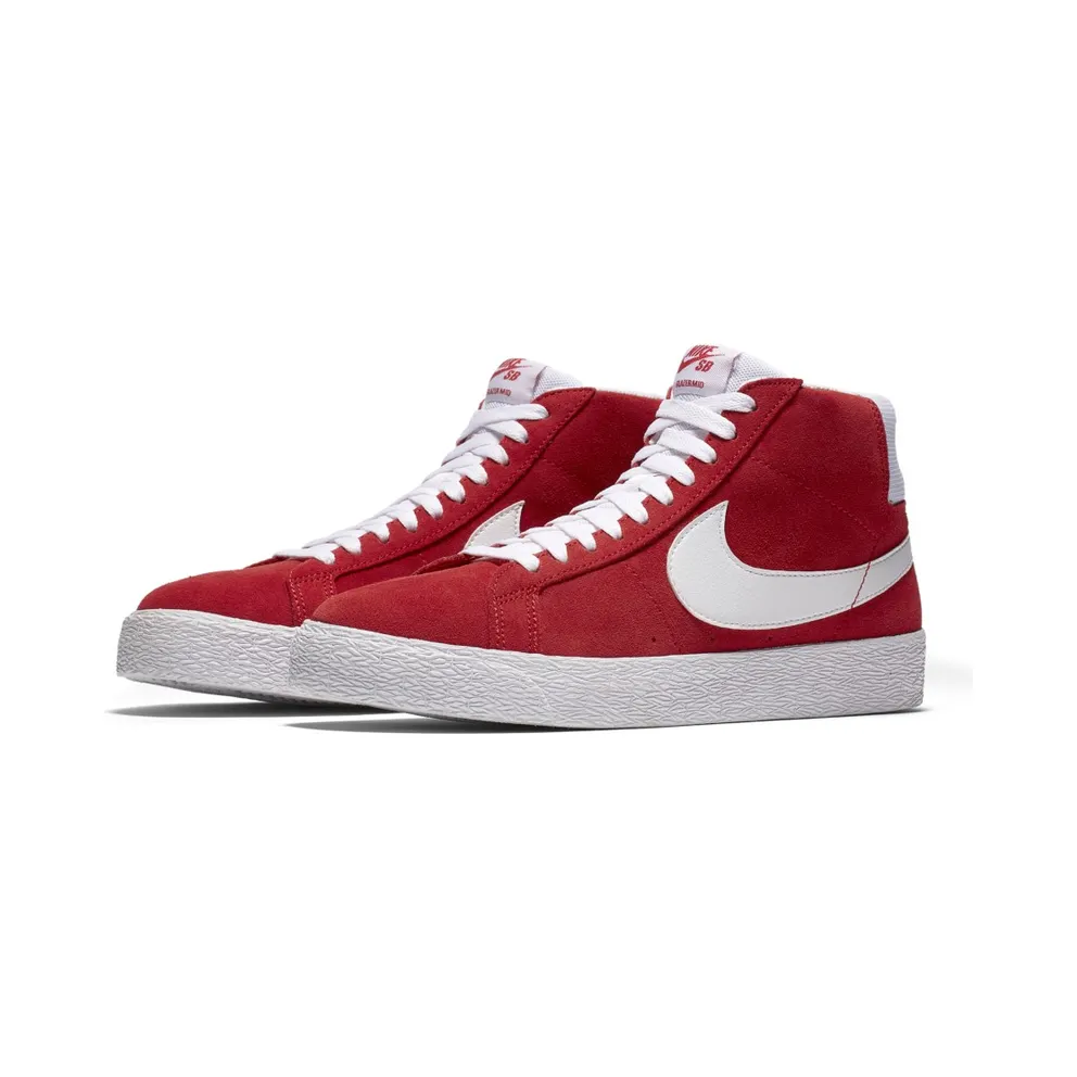 Nike SB Blazer Mid Red Suede (2017) University Red/White (864349-611)