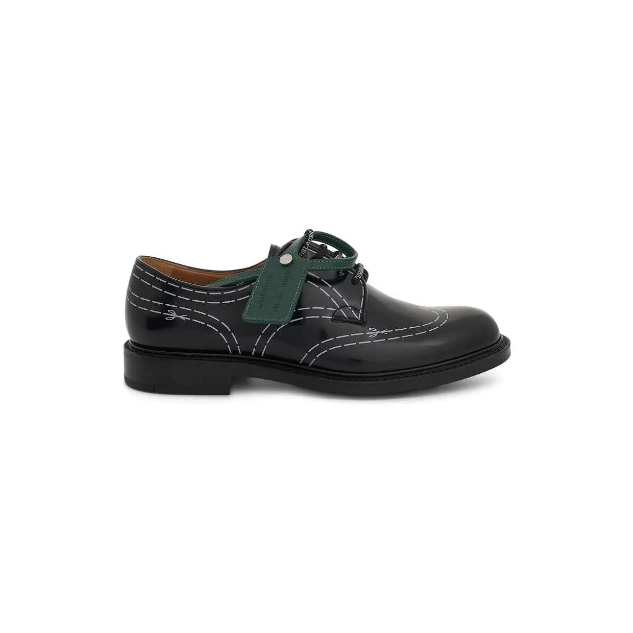 OFF-WHITE Shannon Derby Shoes Church’s Black (OMIF023T22LEA0011001)