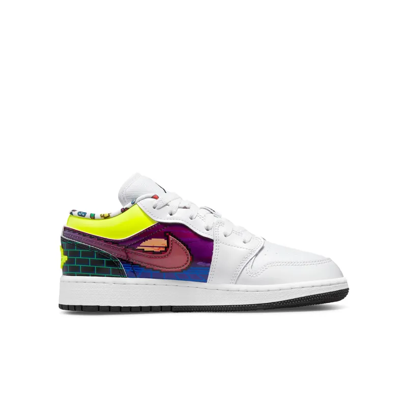 Nike Jordan Kids White Air Jordan 1 Big Kids Sneakers (DM8969-114)