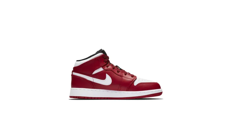 Jordan 1 Mid Chicago (GS) Gym Red/White-Black (554725-605)