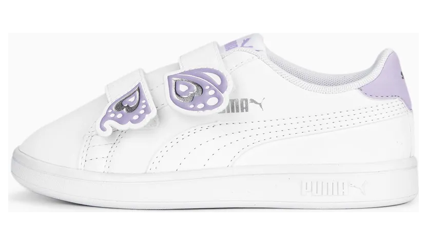 Puma Smash v2 Butterfly AC Kinder Weiß (388461-04)