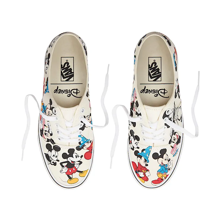 Vans Disney x Authentic ‘Mickey’s Birthday’ True White/Multi-Color (VN0A38EMUJ2)