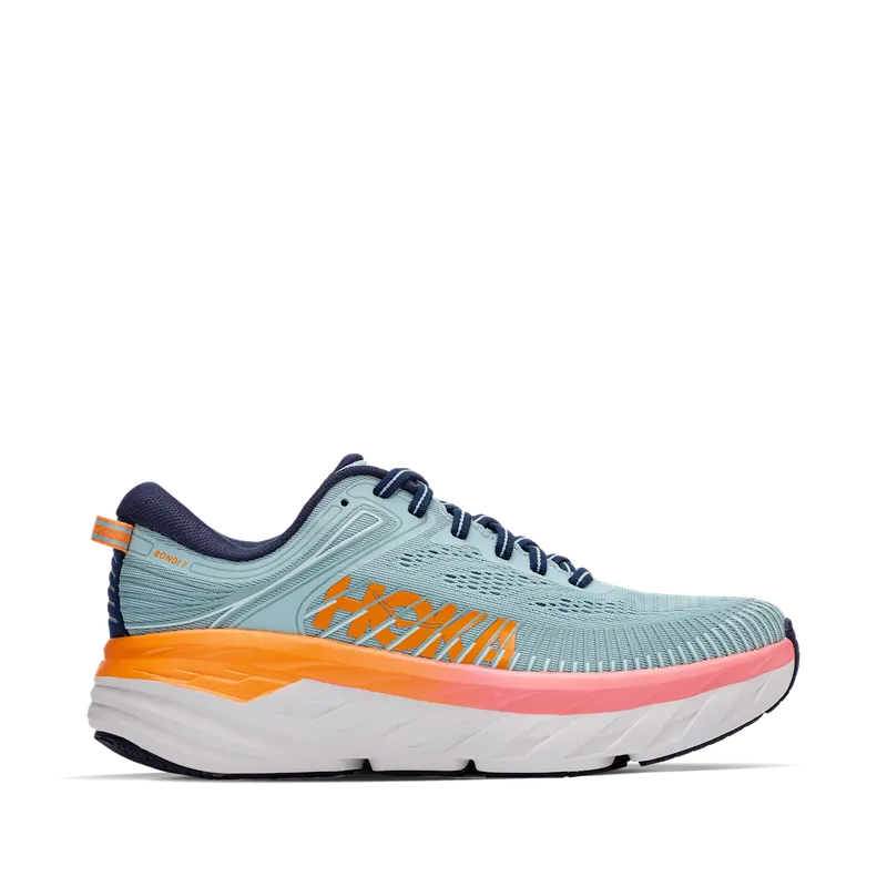 Hoka One Bondi 7 Blue Haze Orange Pink (1110519-BHBI)