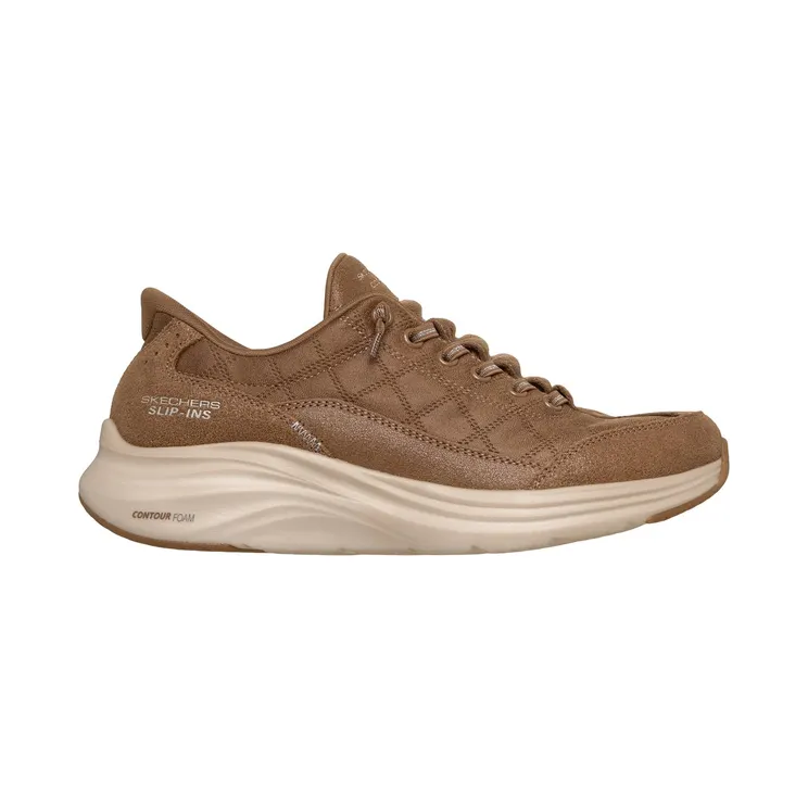 Skechers Slip-ins: Contour Foam – Cozy Fit Natural Ease Kastanje