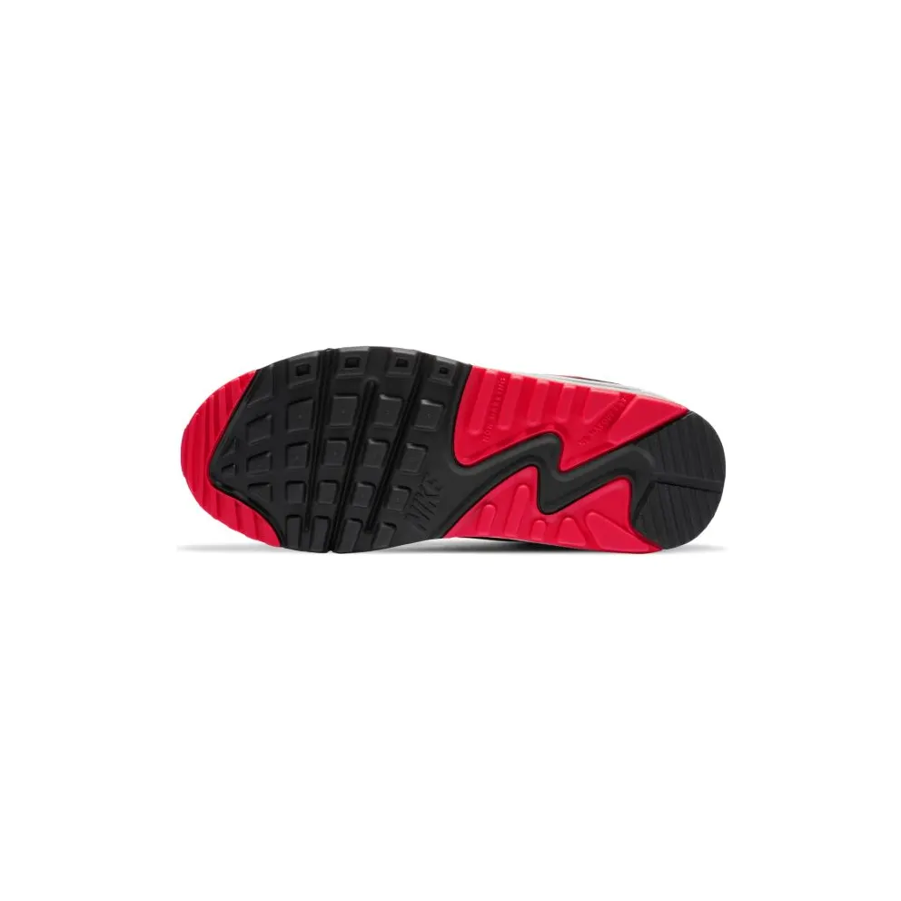 Nike Air Max 90 Black Radiant Red Wolf Grey (GS) Black/Radiant Red-White-Wolf Grey (CD6864-009)