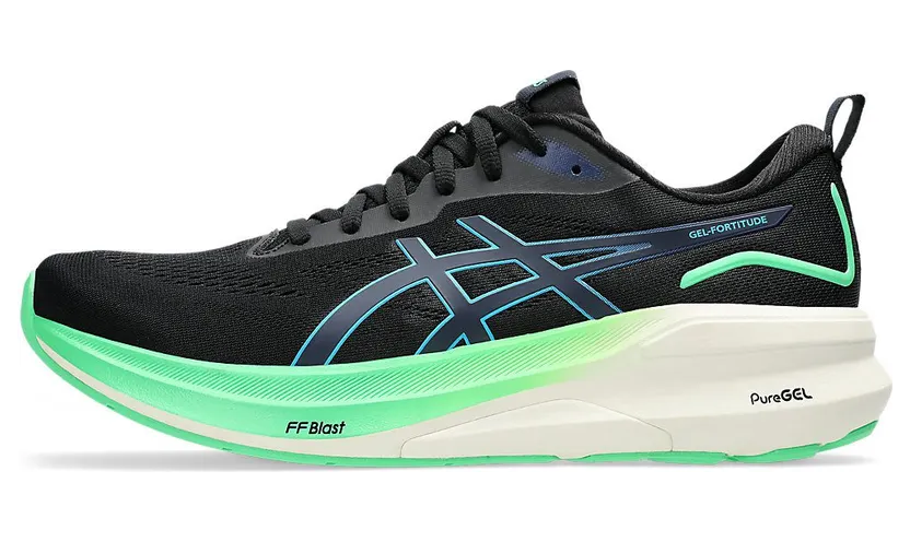 ASICS GEL-FORTITUDE “Black / Digital Aqua” (1011B989-001)
