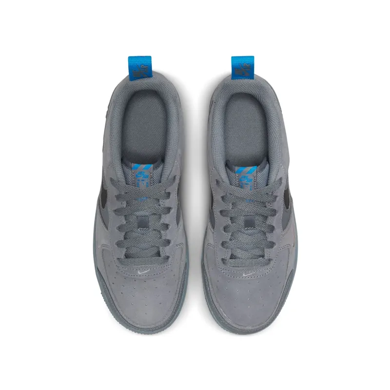 Nike Air Force 1 Low Cut Out Swoosh Smoke Grey (DQ1097-001)