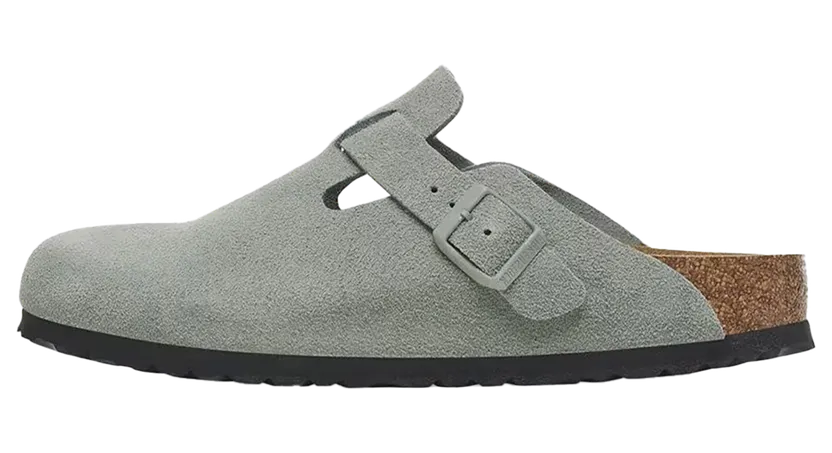 Birkenstock Boston BS Suede “Pure Sage” (1029802)