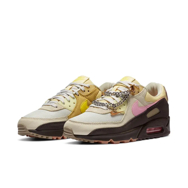 Nike WMNS Air Max 90 Cuban Link Velvet Brown (2020) (CZ0469-200)