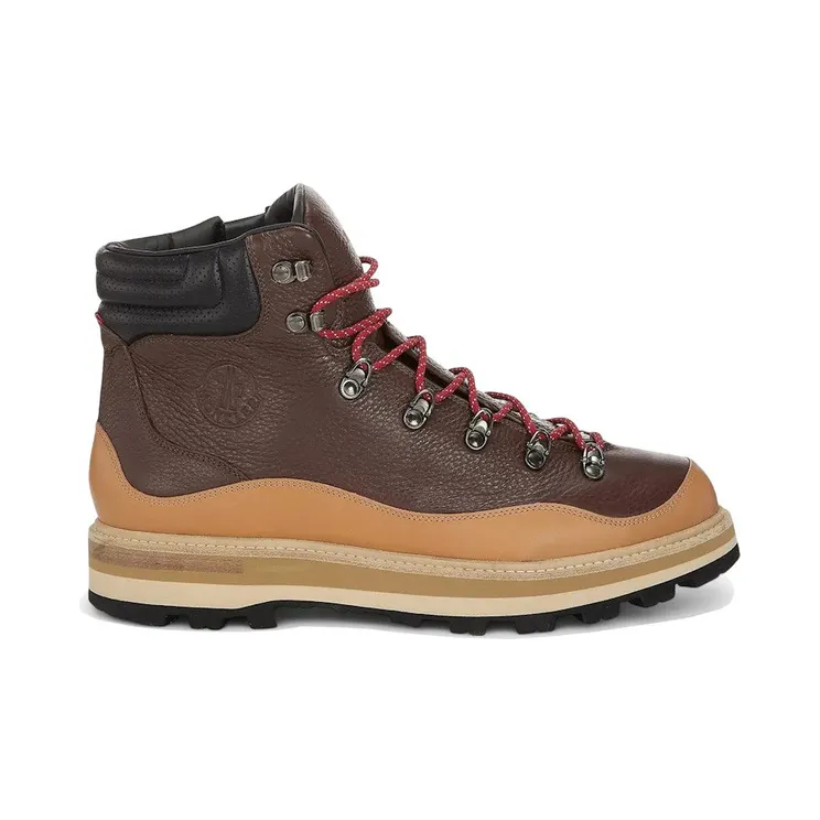 Moncler Peka Trek Leather Hiking Boots Brown (I2 09A 4G00010 M3466 P39)