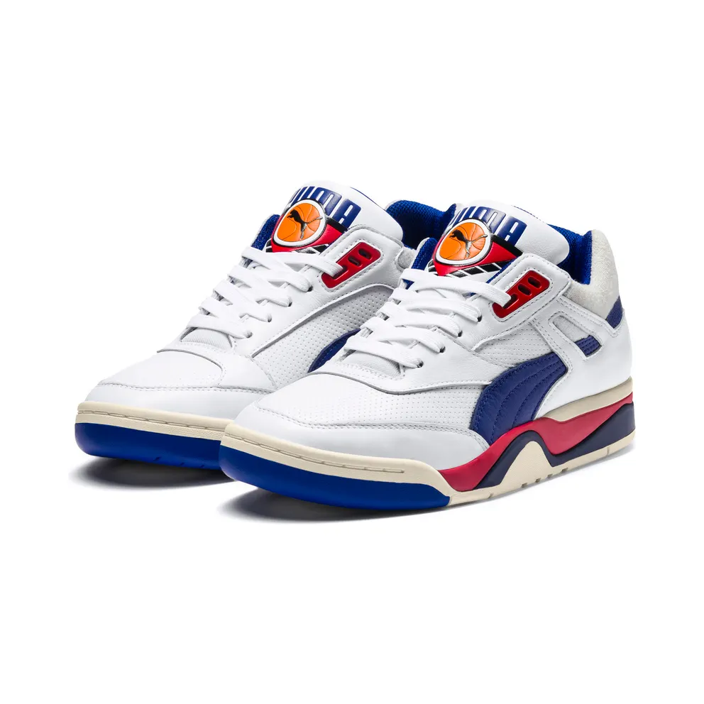Puma Palace Guard OG White Puma White/Surf The Web/High Risk Red (369587 01)