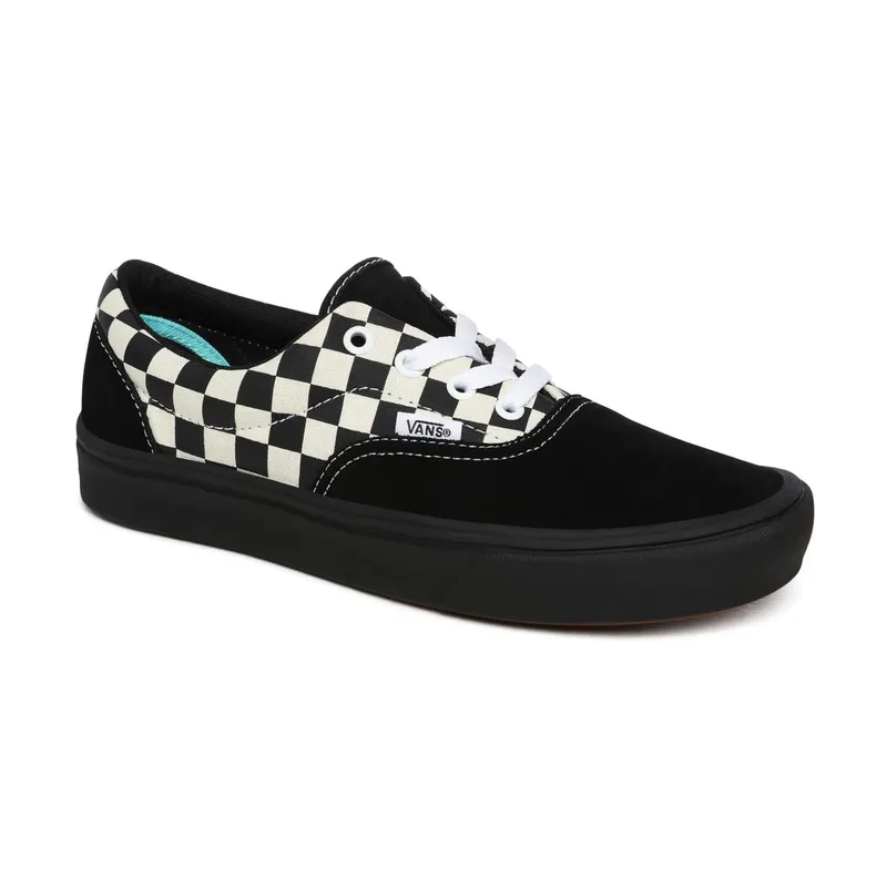 Vans Era ComfyCush ‘Mixed Media – Black Checker’ Antique White/Black (VN0A3WM917Q)