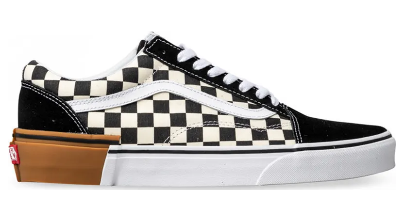 Vans Old Skool Checkerboard Gum Sole