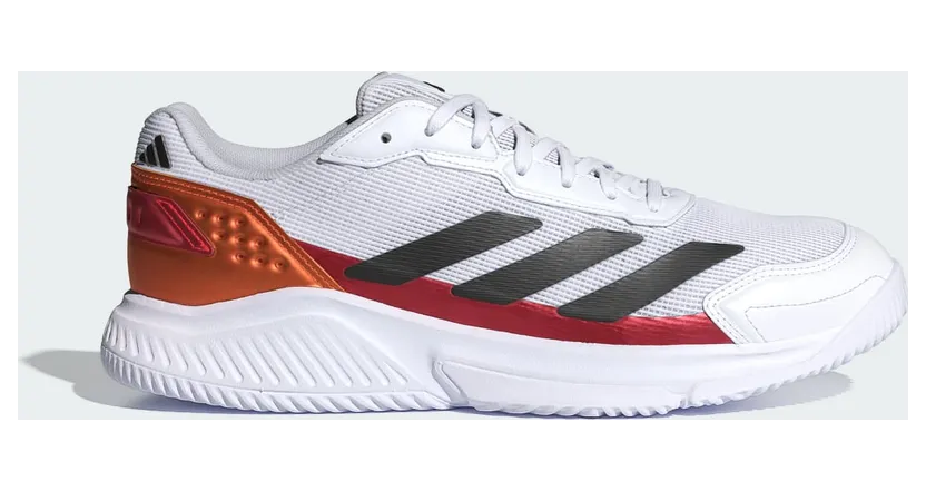 Adidas Courtquick Padel Cloud White / Core Black / Lucid Orange (JR4648)