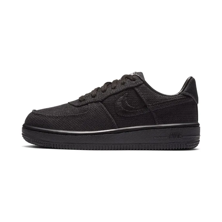 Nike Stussy x Air Force 1 Low PS ‘Black’ Black/Black/Black (DD1578-001)