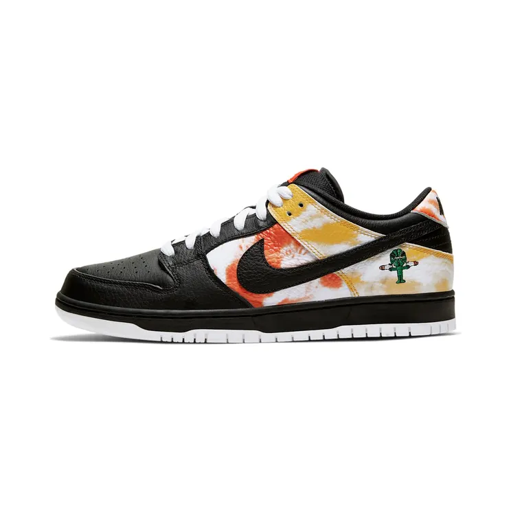 Nike SB Dunk Low Raygun Tie-Dye “Black / Orange Flash” (BQ6832-001)