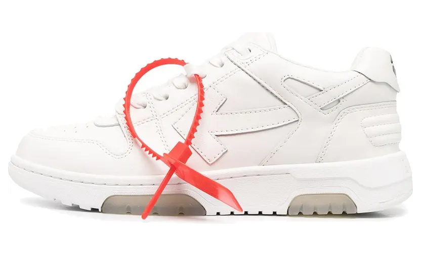 Off-White Out Of Office OOO Low Top Sneaker Cream White (W) (OWIA259R21LEA0010101)