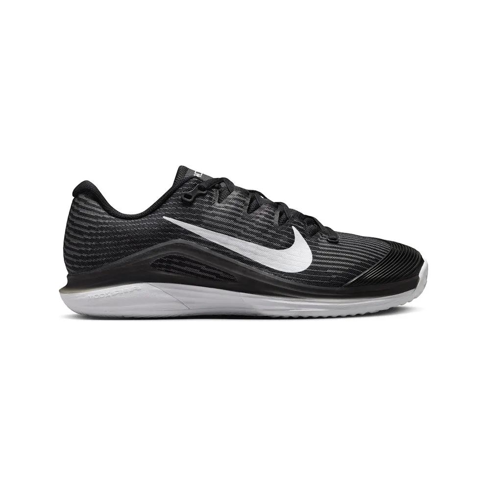 Nike Court Vapor 12 Clay Black Dark Smoke Grey White (HQ6027-001)