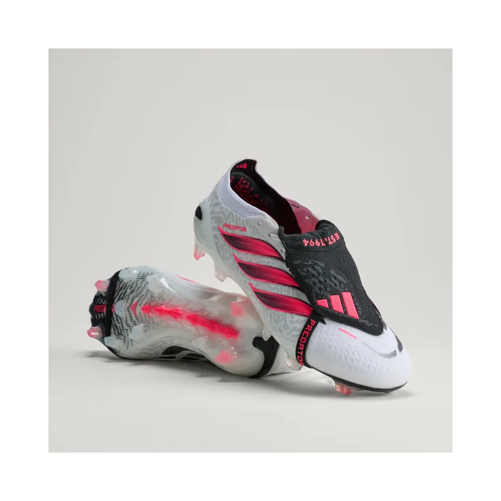 adidas Predator Elite Fold-over Tongue Firm Ground Football Boots “Cloud White / Solar Turbo / Core Black” (JP6248)
