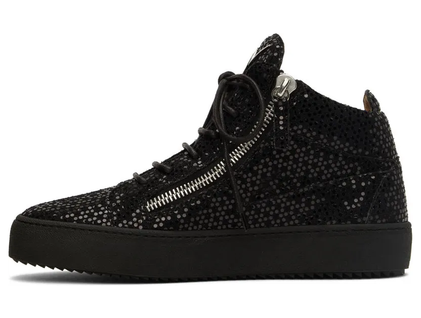 Giuseppe Zanotti Black & Gold Kriss Sneakers (RU20010-X1374) (3)