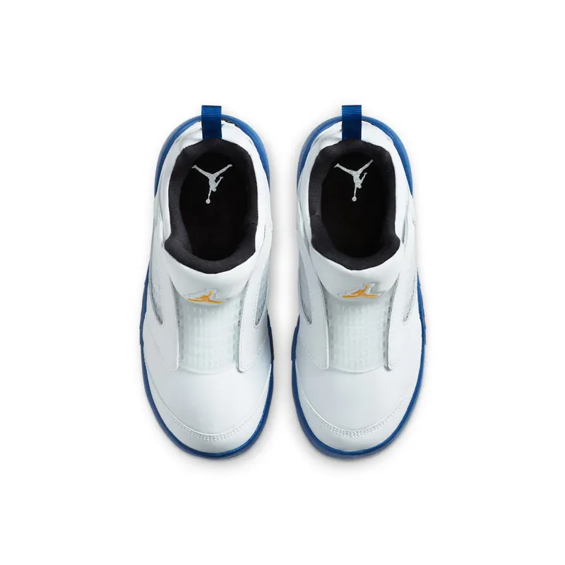 Jordan 5 Retro Little Flex Laney (PS) White/Varsity Maize-Varsity Royal (CK1227-189)