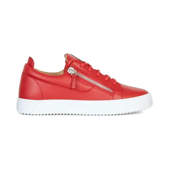 Giuseppe Zanotti Frankie mit doppeltem Reißverschluss “Red” (RU90104K02)