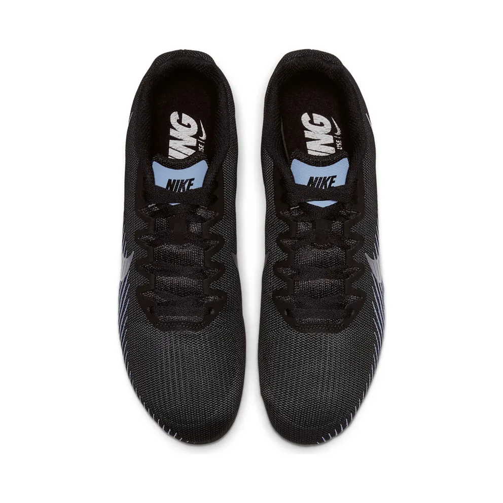 Nike Zoom Rival M 9 Track spike “Black / Indigo Fog / Metallic Silver” (AH1020-004)