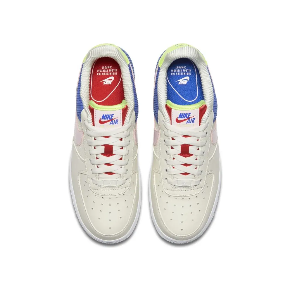 Nike Air Force 1 Low Corduroy (W) Sail/Arctic Pink-Racer Blue (AQ4139-101)