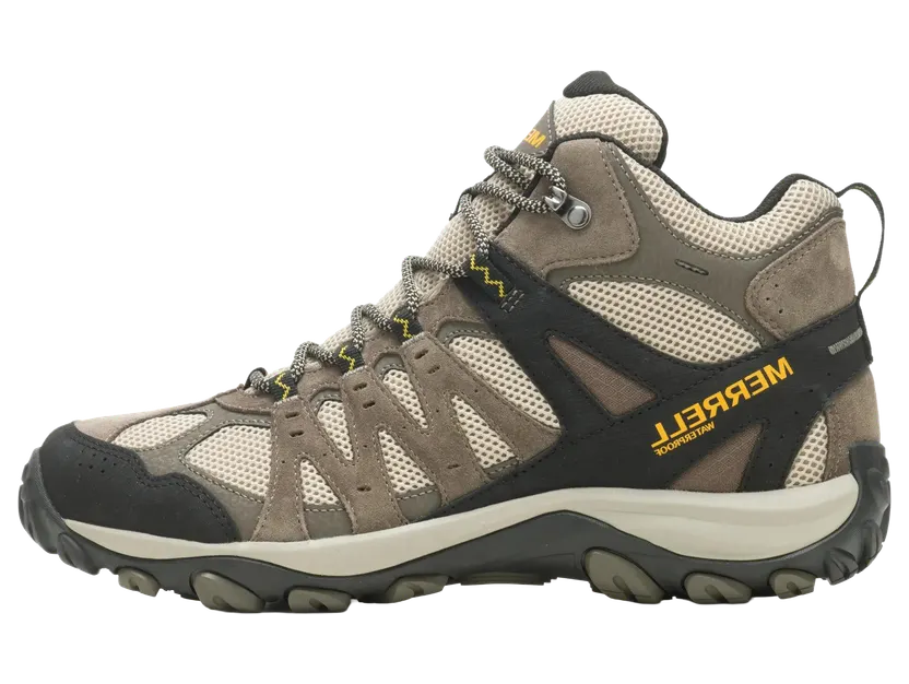 Merrell Accentor 3 Mid Waterproof – Wide “Boulder / Old Gold” (J037143W)