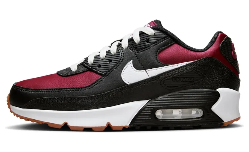 Nike Air Max 90 LTR “Black / Team Red / Gum Light Brown / White” (CD6864-024)