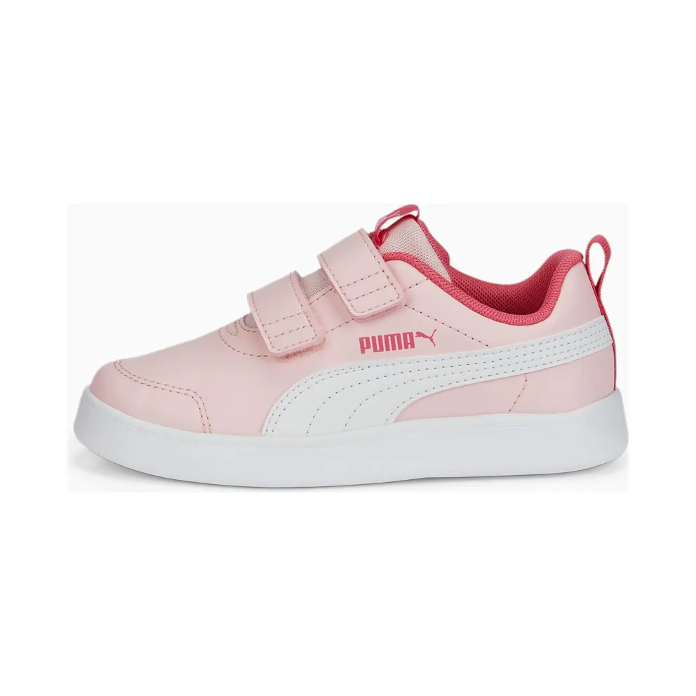 PUMA Courtflex V2 Kids’ Almond Blossom/White (371543-25)