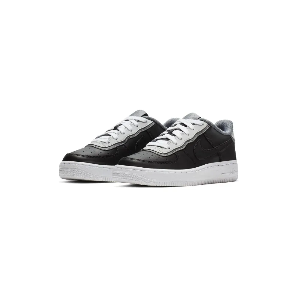 Nike Air Force 1 LV8 Double Black Pure Platinum (GS) Black/Pure Platinum/Cool Grey (BV1084-001)