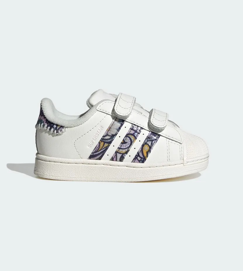 Adidas ADIDAS LIBERTY LONDON SUPERSTAR II COMFORT CLOSURE SCHOENEN Core White / Orchid Fusion / Gum (KJ7483)