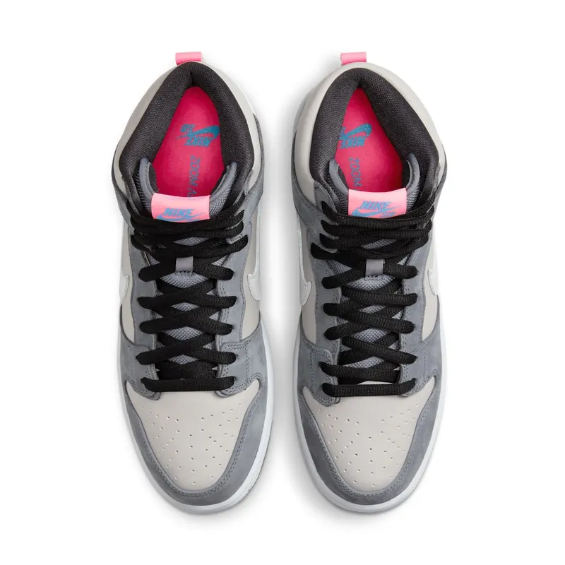 Nike SB Dunk High Medium Grey Pink (DJ9800-001)