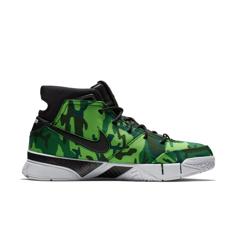 Nike Kobe 1 Protro Undefeated Green Camo (Silver Lake) Multi-Color/Black-Rage Green (BV1207-903)