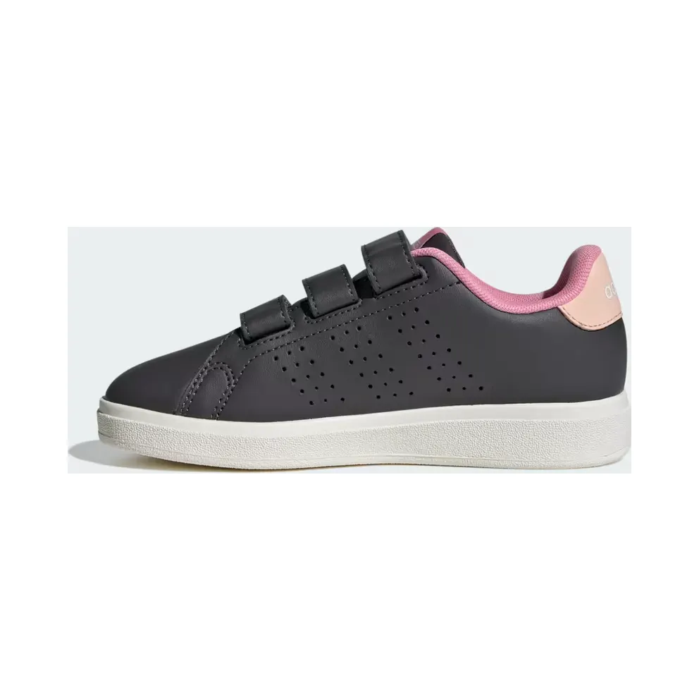 adidas Advantage Base 2.0 Shoes Children “Grey Six / Off White / Bliss Pink” (IH9696)
