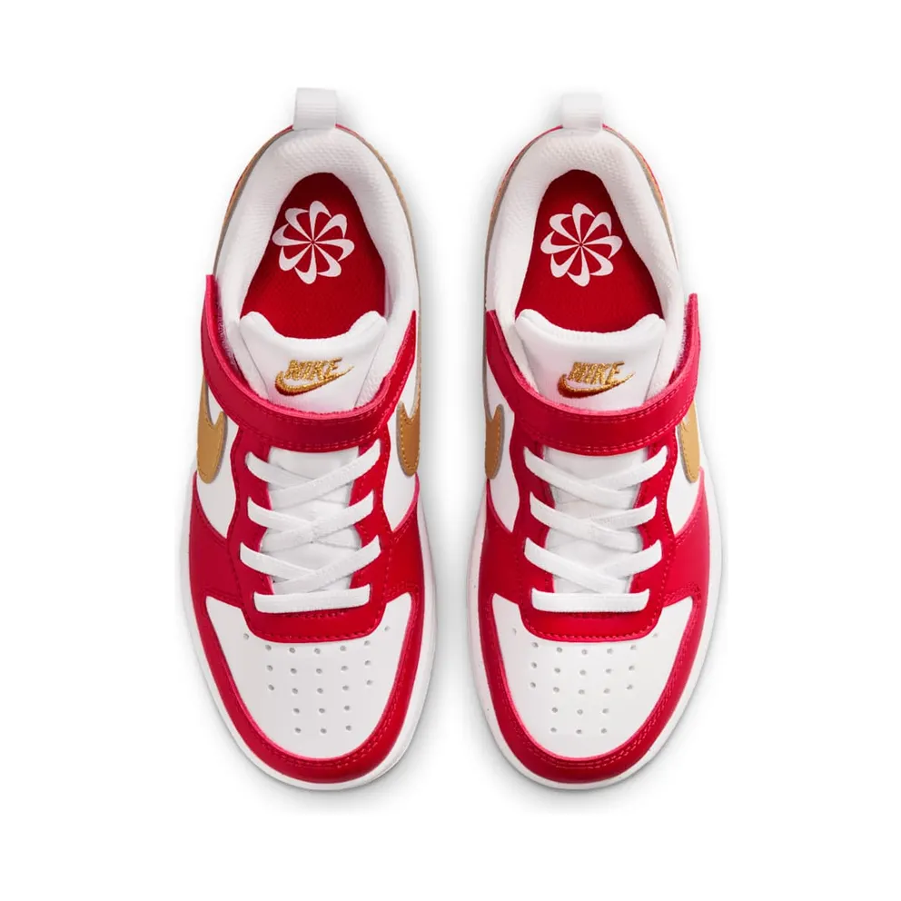 Nike Court Borough Low Recraft White University Red Gold (DV5457-137)