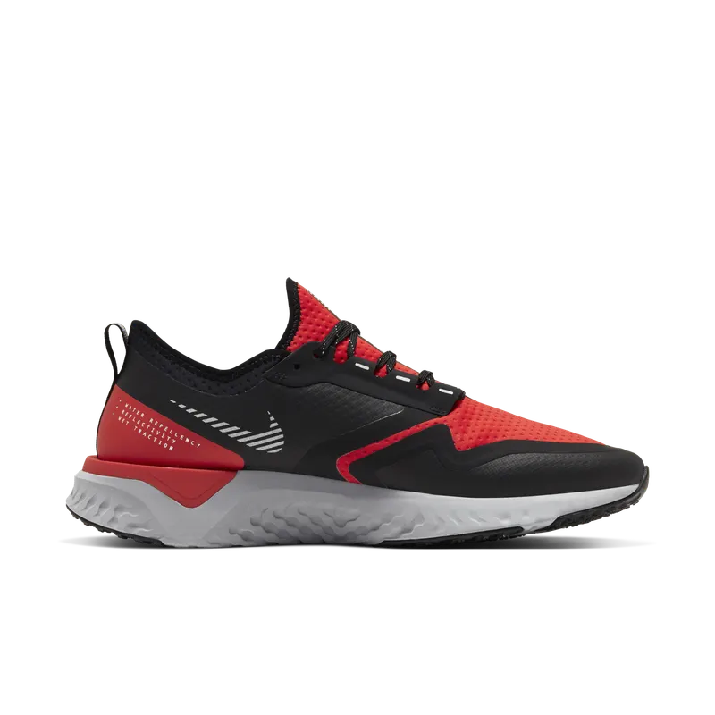 Nike Odyssey React 2 Shield ‘Habanero Red Black’ Habanero Red/Black/Thunder Grey/Metallic Silver (BQ1671-600)