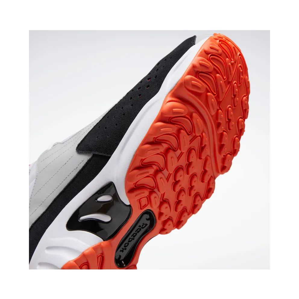Reebok DMX Series 2200 Shoes White / Vivid Orange / Pure Grey 2