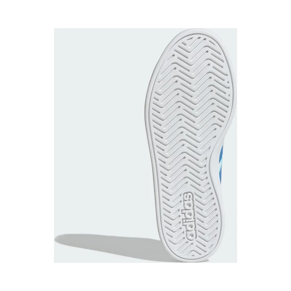 Adidas GRAND COURT 3.0 Shoes JUNIOR Cloud White / Lucid Ray Blue / Aurora Onix (JP9364)