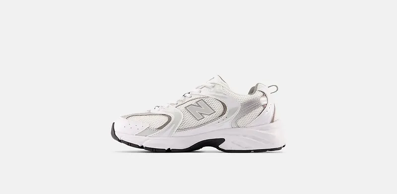 New Balance 530 White Silver Metallic (MR530AD)