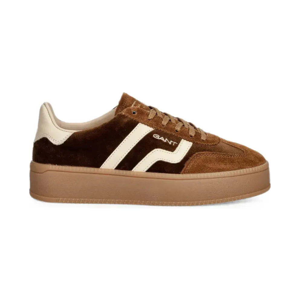 Gant mit Wildledereinsätzen – Brown (33538354G389)