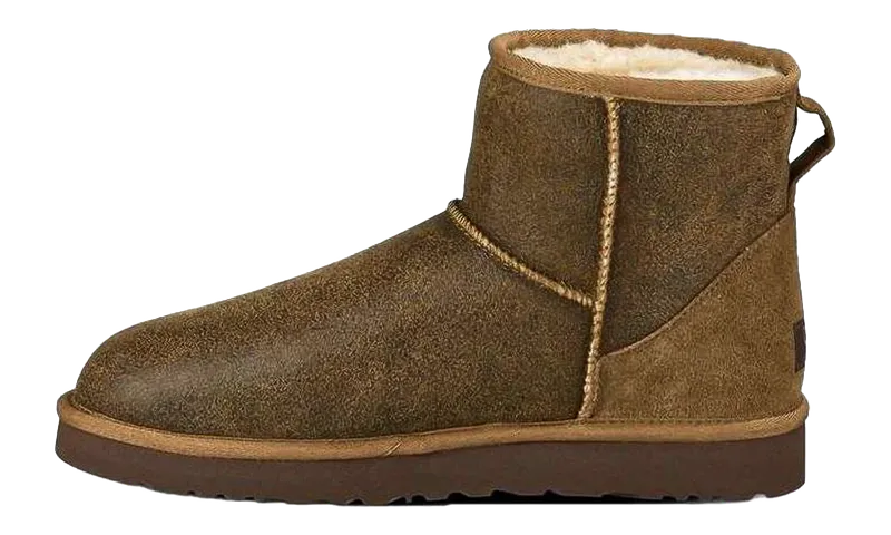 Ugg Classic Mini Bomber Boots “Bomber Jacket Chestnut” (1007307-BJCE)