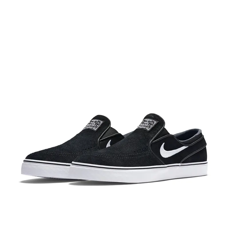 Nike SB Zoom Stefan Janoski Slip-On Black White Black/Cool Grey-White (833564-001)