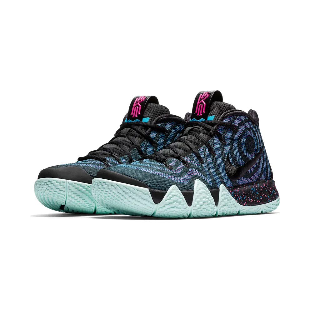 Nike Kyrie 4 80s (Decades Pack) Black/Black-Laser Fuchsia (943806-007)