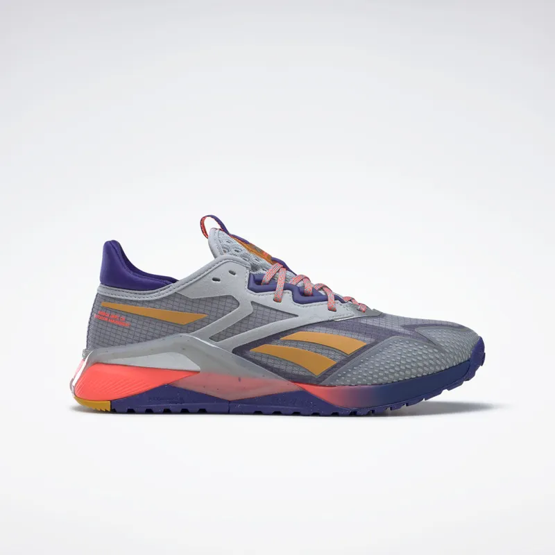 Reebok Nano X2 TR Adventure Pure Grey 3 / Bold Purple / Orange Flare (GY8904)