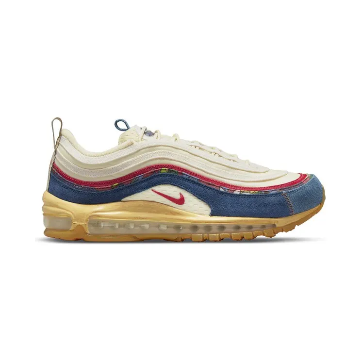 Nike Air Max 97 Coconut Milk Fossil Denim Red (DV1486-162)