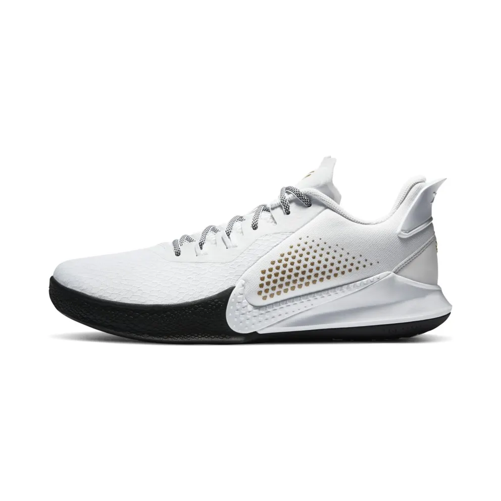 Nike Mamba Fury White Metallic Gold White/Metallic Gold-Black (CZ8770-100)